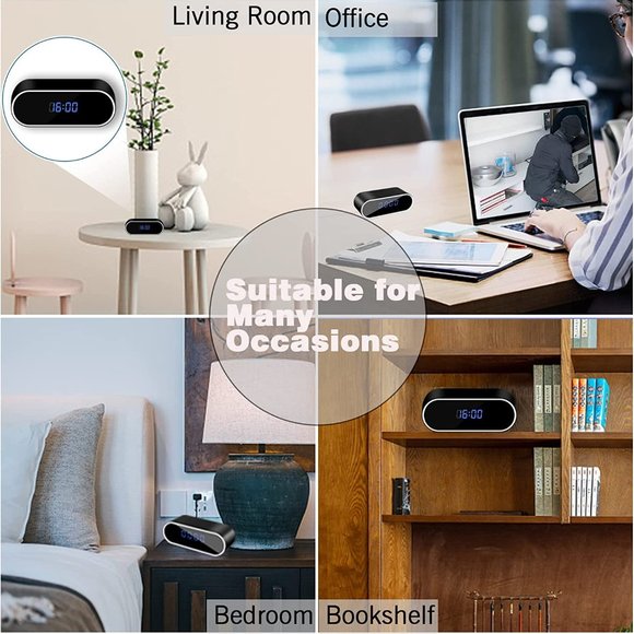 Hidden Security Camera Clock with Night Vision Motion Detection - Picture 7 of 12